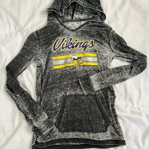 Vikings Long Sleeve Glitter Top